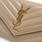 Saint Laurent Large Flap Wallet Cassandra Bifold Lambskin — view 5