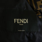 Fendi Zucca Down Jacket Brown Black 48 — view 6