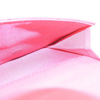 Chanel Quilted 2.55 Small Lambskin Flap Wallet Compact Trifold Pink — view 6