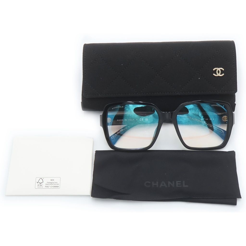 Chanel Square Eyewear Black — view 6