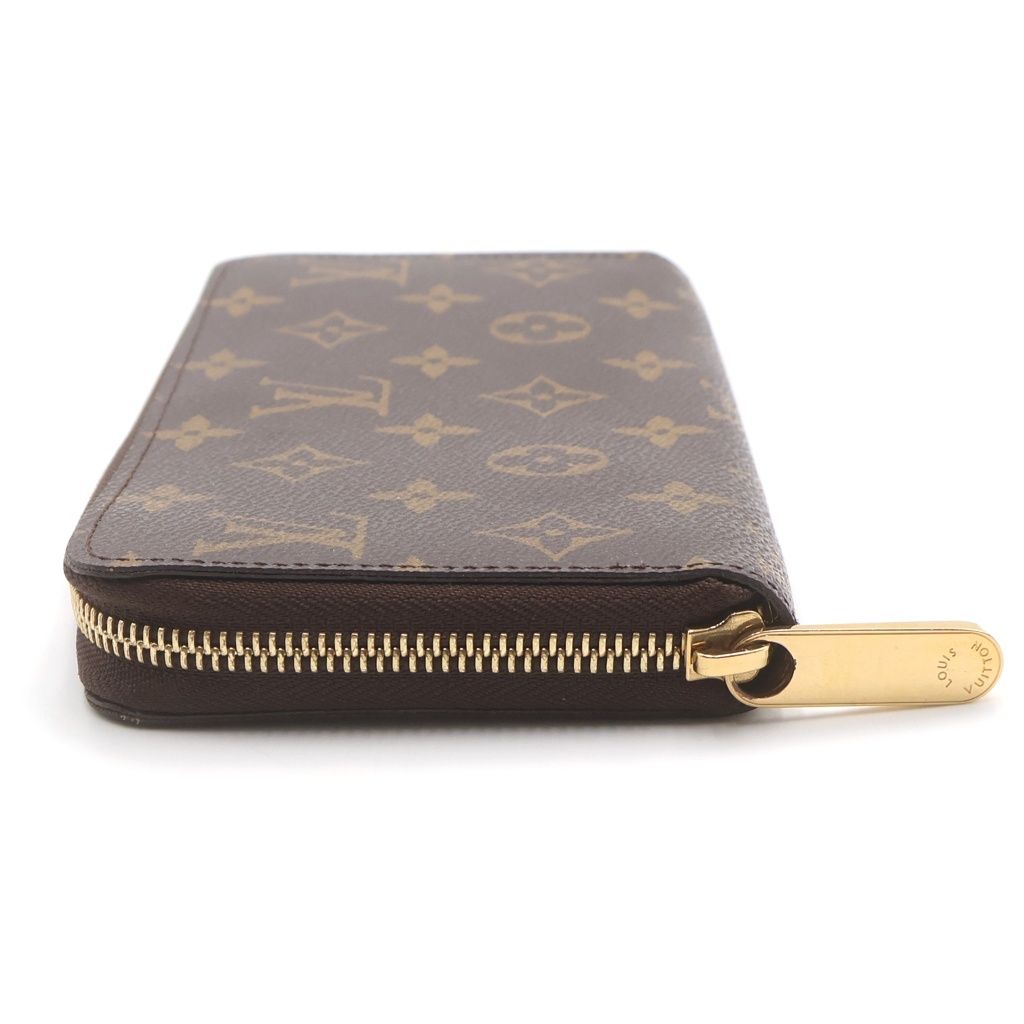 Louis Vuitton Monogram Zippy Wallet Leather Brown — view 3