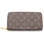 Louis Vuitton Monogram Zippy Wallet Leather Brown