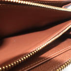 Louis Vuitton Monogram Zippy Wallet Leather Brown — view 5
