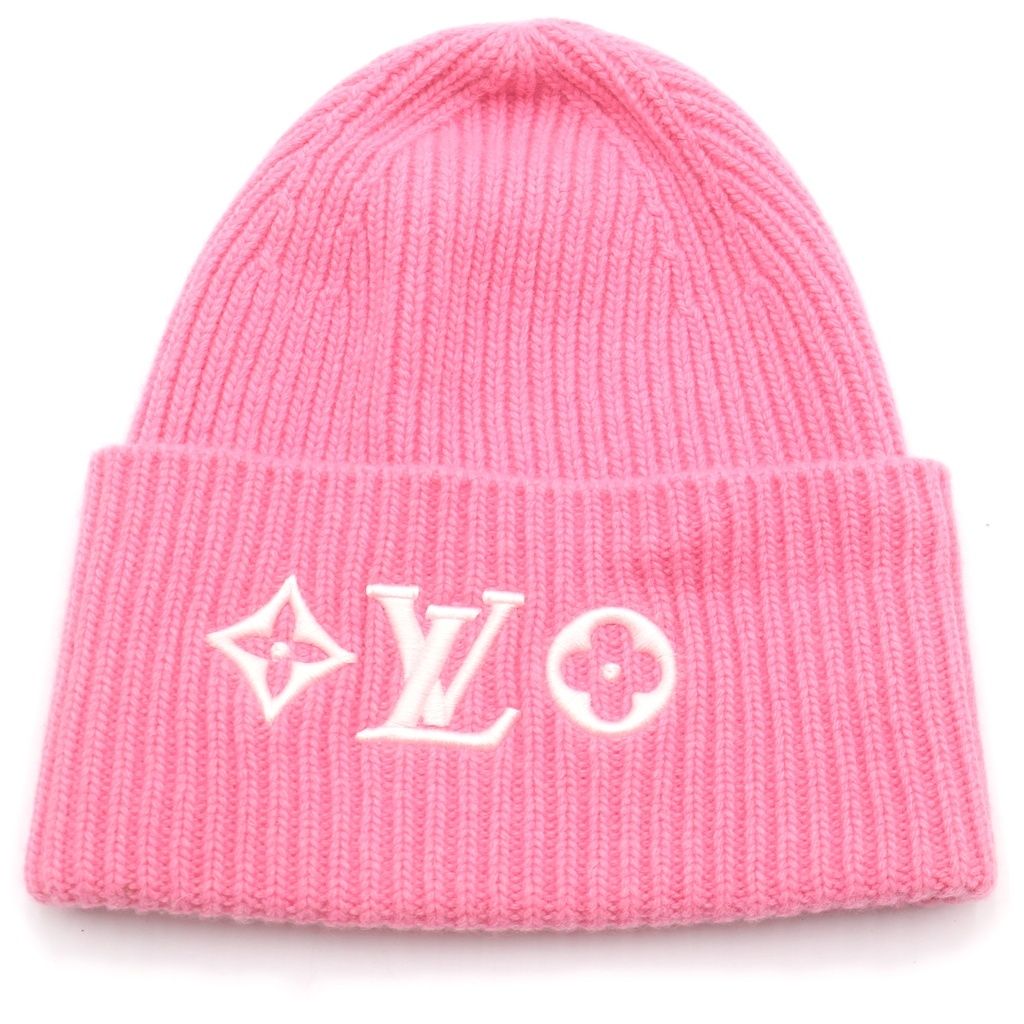 Louis Vuitton LV Headline Beanie LV Bi Di Knit Cap Pink