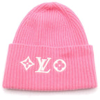 Louis Vuitton LV Headline Beanie LV Bi Di Knit Cap Pink
