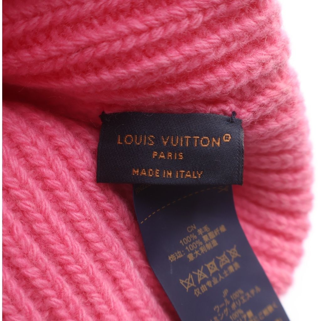Louis Vuitton LV Headline Beanie LV Bi Di Knit Cap Pink — view 6