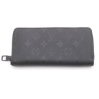 Louis Vuitton Monogram Midnight Zippy Wallet Horizontal Black Leather