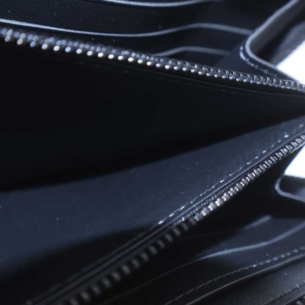 Louis Vuitton Monogram Midnight Zippy Wallet Horizontal Black Leather — view 5