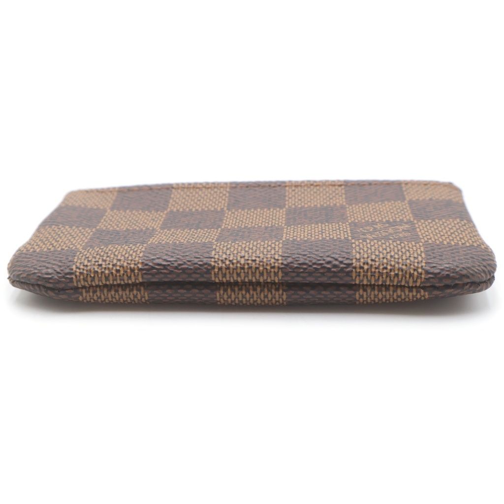 Louis Vuitton Damier Pochette Cles Card Coin Key Case Brown Key Holder — view 6