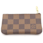 Louis Vuitton Damier Pochette Cles Card Coin Key Case Brown Key Holder