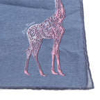 Louis Vuitton Chapman Brazza Zukirin Total Pattern Silk Mixed Scarf Blue — view 4