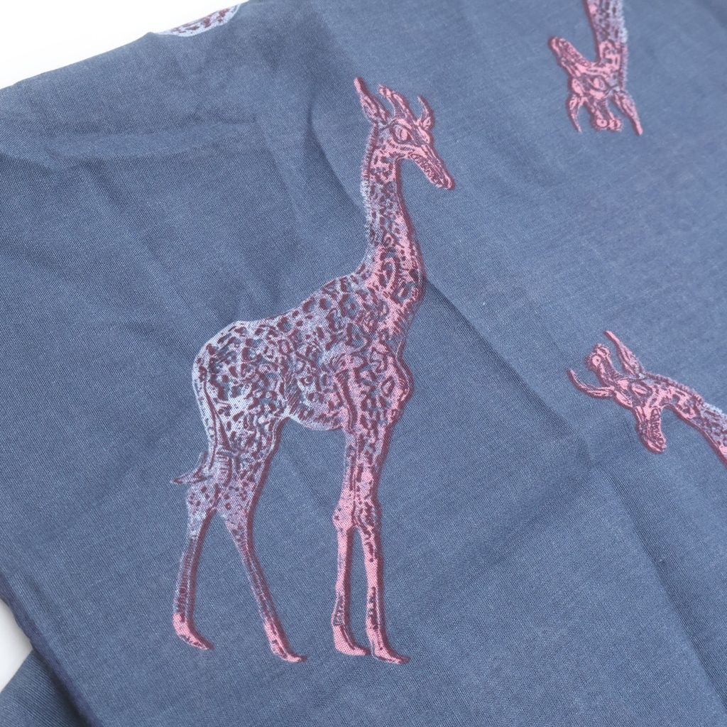 Louis Vuitton Chapman Brazza Zukirin Total Pattern Silk Mixed Scarf Blue — view 3