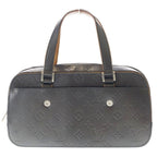 Louis Vuitton Monogram Matte Shelton Handbag Metallic Gray Leather Silver