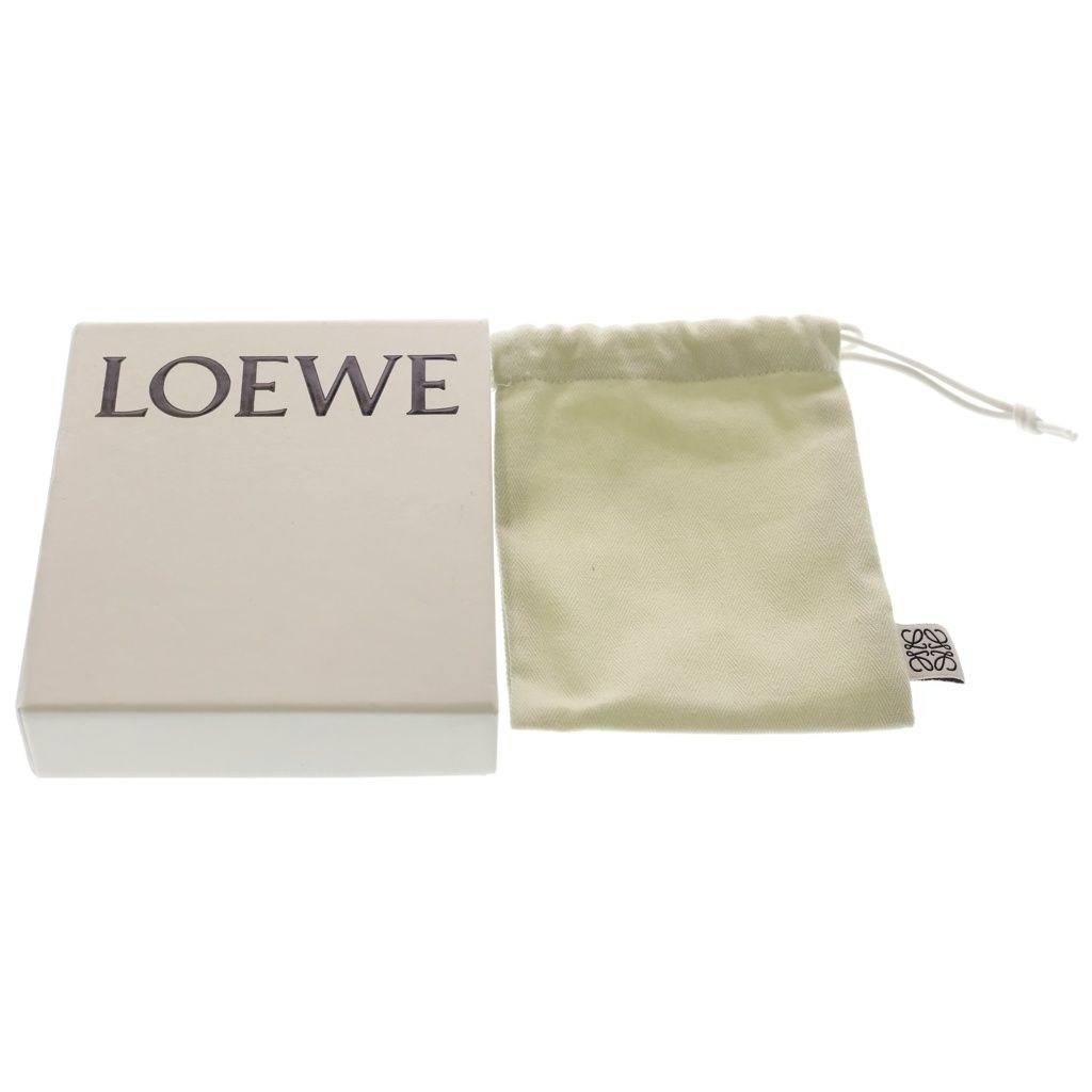 Loewe Anagram Leather Fragment Case Card Coin Bicolor Beige Brown — view 6