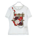 Hermes Cartouche Grand Manage Print Crew Neck Short Sleeve T-Shirt