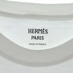 Hermes Cartouche Grand Manage Print Crew Neck Short Sleeve T-Shirt — view 6