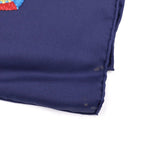 Hermes Carre 90 Cavaliers Peuls Horsemen of the Poule Tribe Silk Scarf Blue — view 3