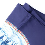Hermes Carre 90 Cavaliers Peuls Horsemen of the Poule Tribe Silk Scarf Blue — view 5