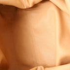 Bottega Veneta Ti-n Pouch Clutch Beige Leather — view 8