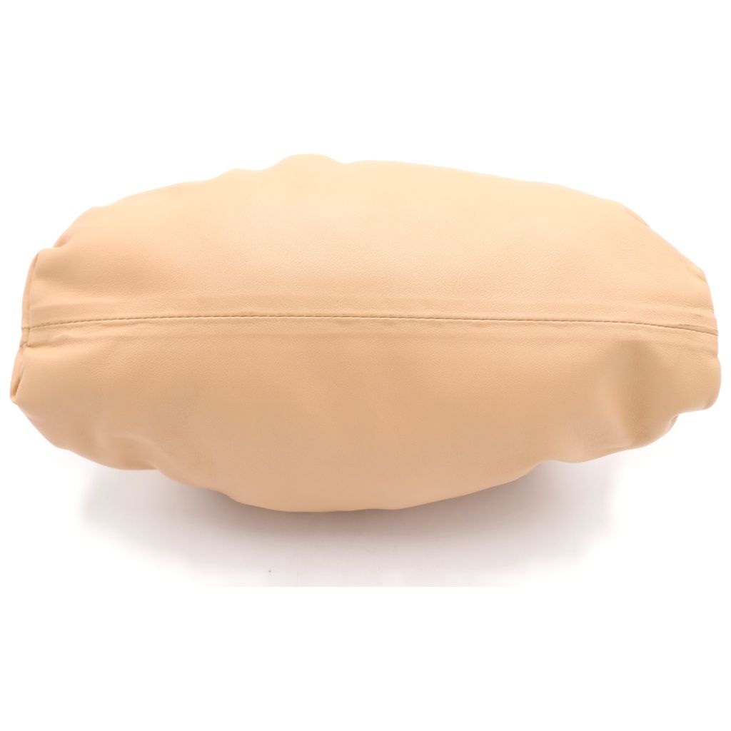 Bottega Veneta Ti-n Pouch Clutch Beige Leather — view 4