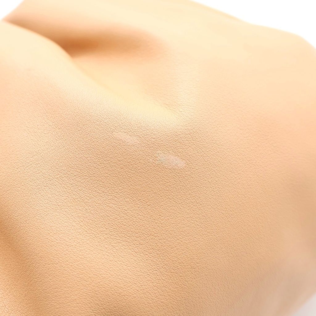 Bottega Veneta Ti-n Pouch Clutch Beige Leather — view 6