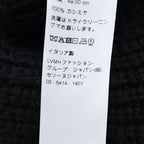 Celine Triomphe Cashmere Crochet Bucket Hat Black — view 8