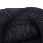 Celine Triomphe Cashmere Crochet Bucket Hat Black — view 6