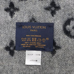 Louis Vuitton Monogram Logo Embroidery LV Bead Decoration Cashmere Fringe Shawl — view 6