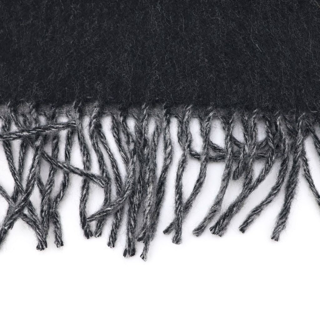 Louis Vuitton Monogram Logo Embroidery LV Bead Decoration Cashmere Fringe Shawl — view 2