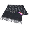 Louis Vuitton Monogram Logo Embroidery LV Bead Decoration Cashmere Fringe Shawl