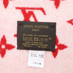 Louis Vuitton Supreme Monogram Scarf Cashmere Blend Total Pattern Fringe Shawl — view 5