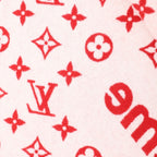 Louis Vuitton Supreme Monogram Scarf Cashmere Blend Total Pattern Fringe Shawl — view 4