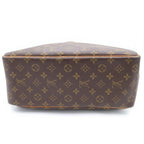 Louis Vuitton Monogram Deauville Leather Handbag Brown