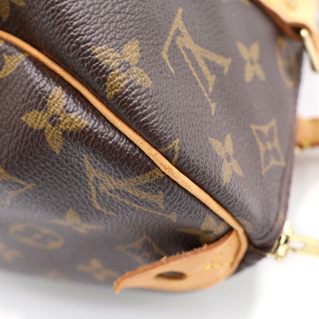 Louis Vuitton Monogram Speedy 30 Leather Handbag Brown — view 6
