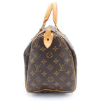 Louis Vuitton Monogram Speedy 30 Leather Handbag Brown — view 3