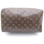 Louis Vuitton Monogram Speedy 30 Leather Handbag Brown — view 4