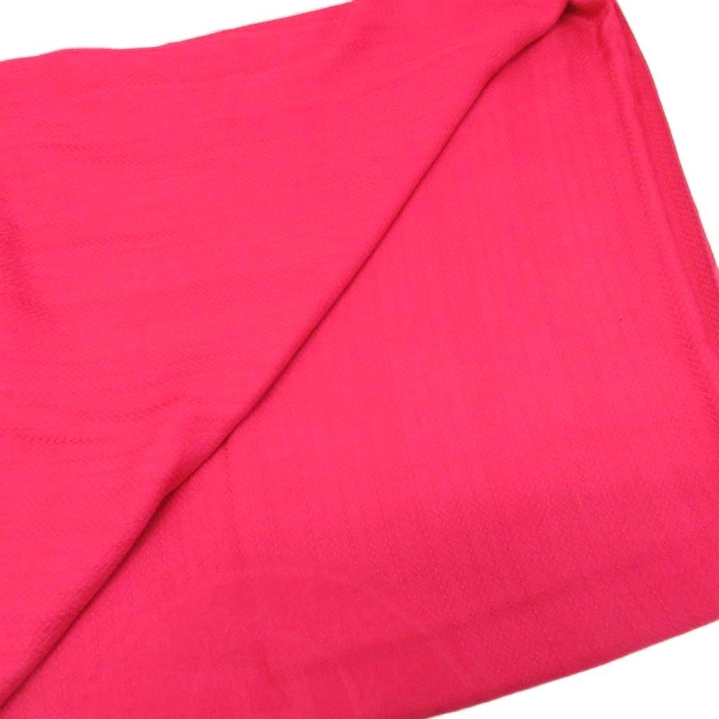 Hermes New Libris Large Shawl Scarf Fringe Logo Pink — view 3