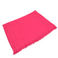 Hermes New Libris Large Shawl Scarf Fringe Logo Pink