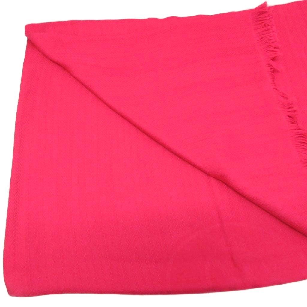 Hermes New Libris Large Shawl Scarf Fringe Logo Pink — view 2