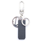 Louis Vuitton Taiga Porte Cles LV Club Key Ring Key Holder Bag Charm Black — view 2