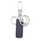 Louis Vuitton Taiga Porte Cles LV Club Key Ring Key Holder Bag Charm Black