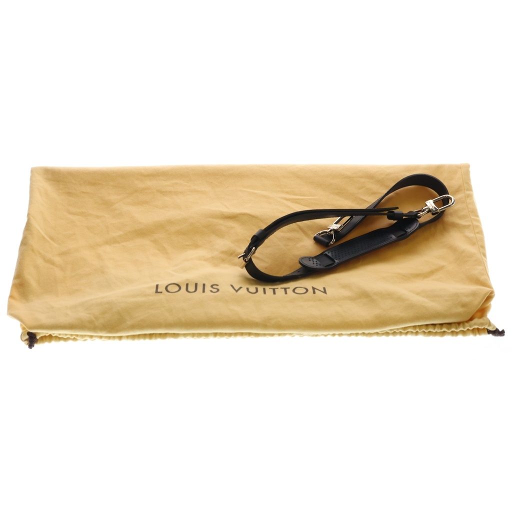 Louis Vuitton Damier Cobalt Keepall Bandouliere 2-Way Boston Bag Navy Leather — view 8