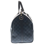 Louis Vuitton Damier Cobalt Keepall Bandouliere 2-Way Boston Bag Navy Leather — view 3