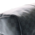 Louis Vuitton Damier Cobalt Keepall Bandouliere 2-Way Boston Bag Navy Leather — view 5