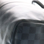 Louis Vuitton Damier Cobalt Keepall Bandouliere 2-Way Boston Bag Navy Leather — view 6