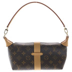 Louis Vuitton Monogram Pochette Mia Leather Shoulder Bag Brown — view 2