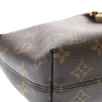 Louis Vuitton Monogram Pochette Mia Leather Shoulder Bag Brown — view 5