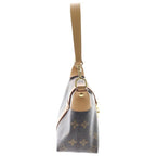 Louis Vuitton Monogram Pochette Mia Leather Shoulder Bag Brown — view 3