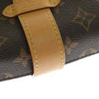 Louis Vuitton Monogram Pochette Mia Leather Shoulder Bag Brown — view 7