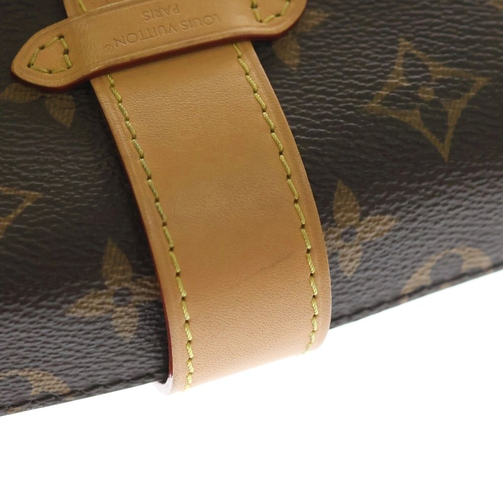 Louis Vuitton Monogram Pochette Mia Leather Shoulder Bag Brown — view 7